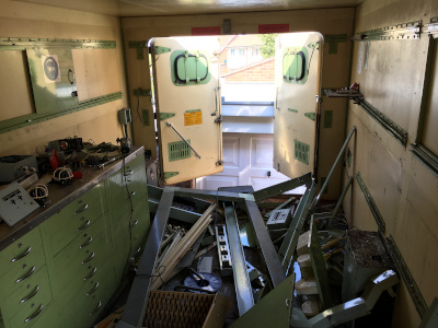 Inside my Army Truck Workshop Body